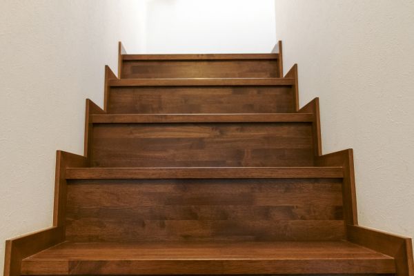 Wood Stair Edging Installation
